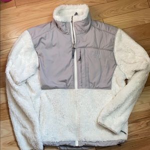The North Face white jacket